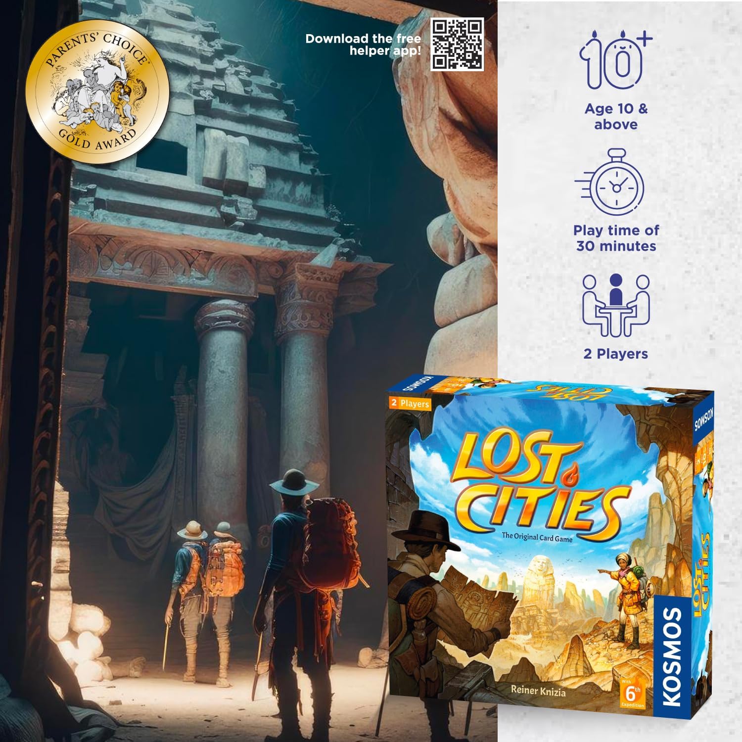 Lost Cities - Card Game - With 6th Expedition