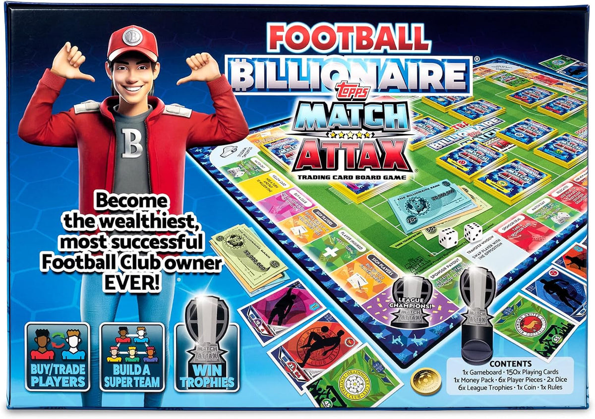 Football Billionaire Match Attax Board Game