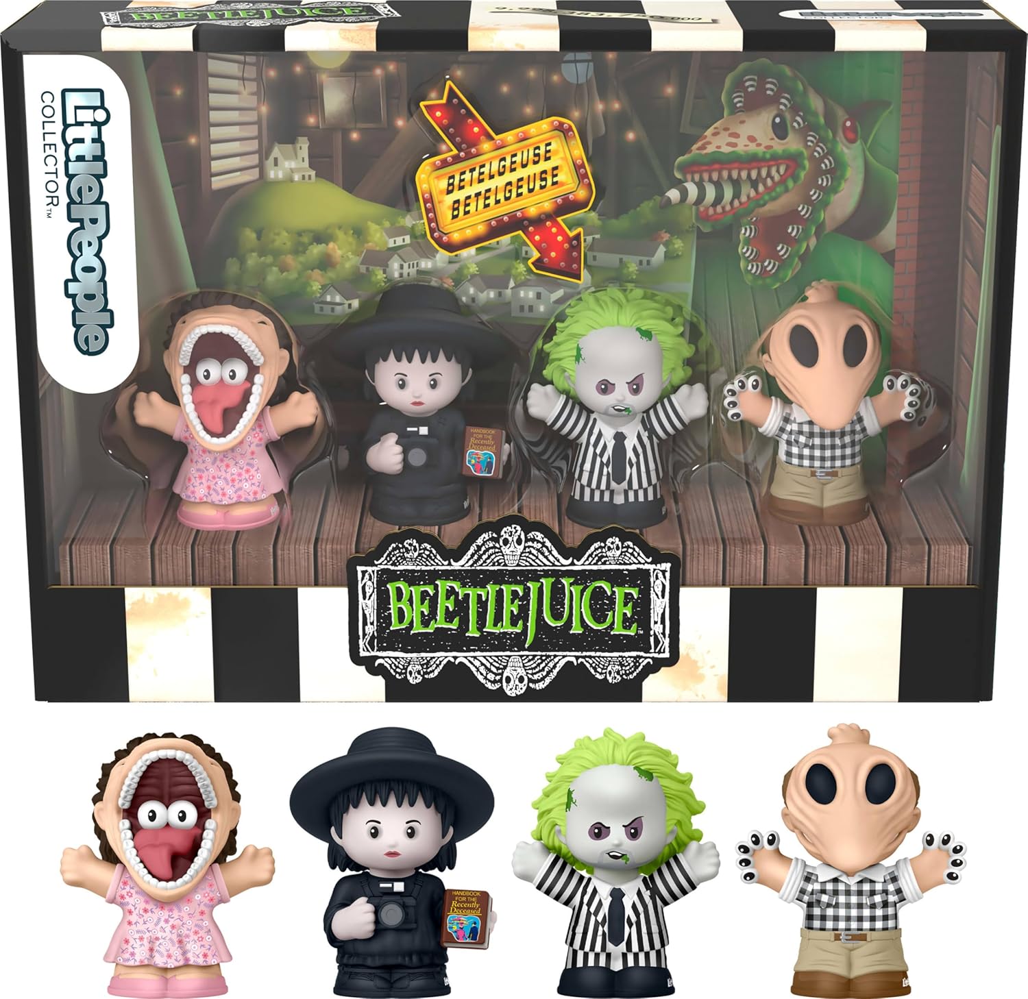 Fisher Price Little People Beetlejuice Figure Set