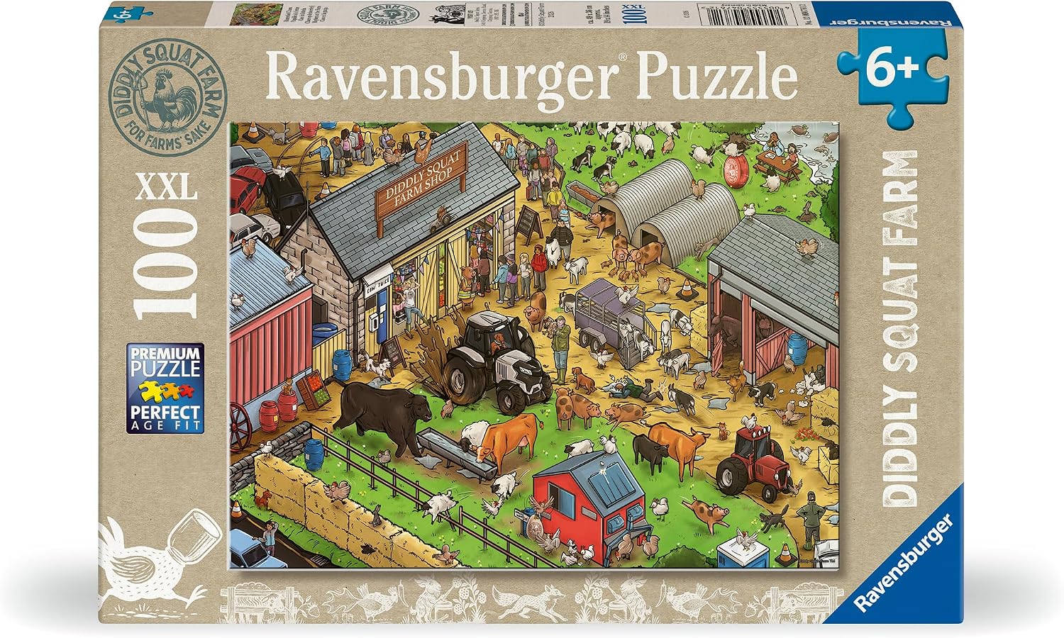 Diddly Squat Farm 100 XXL Piece Jigsaw Puzzle