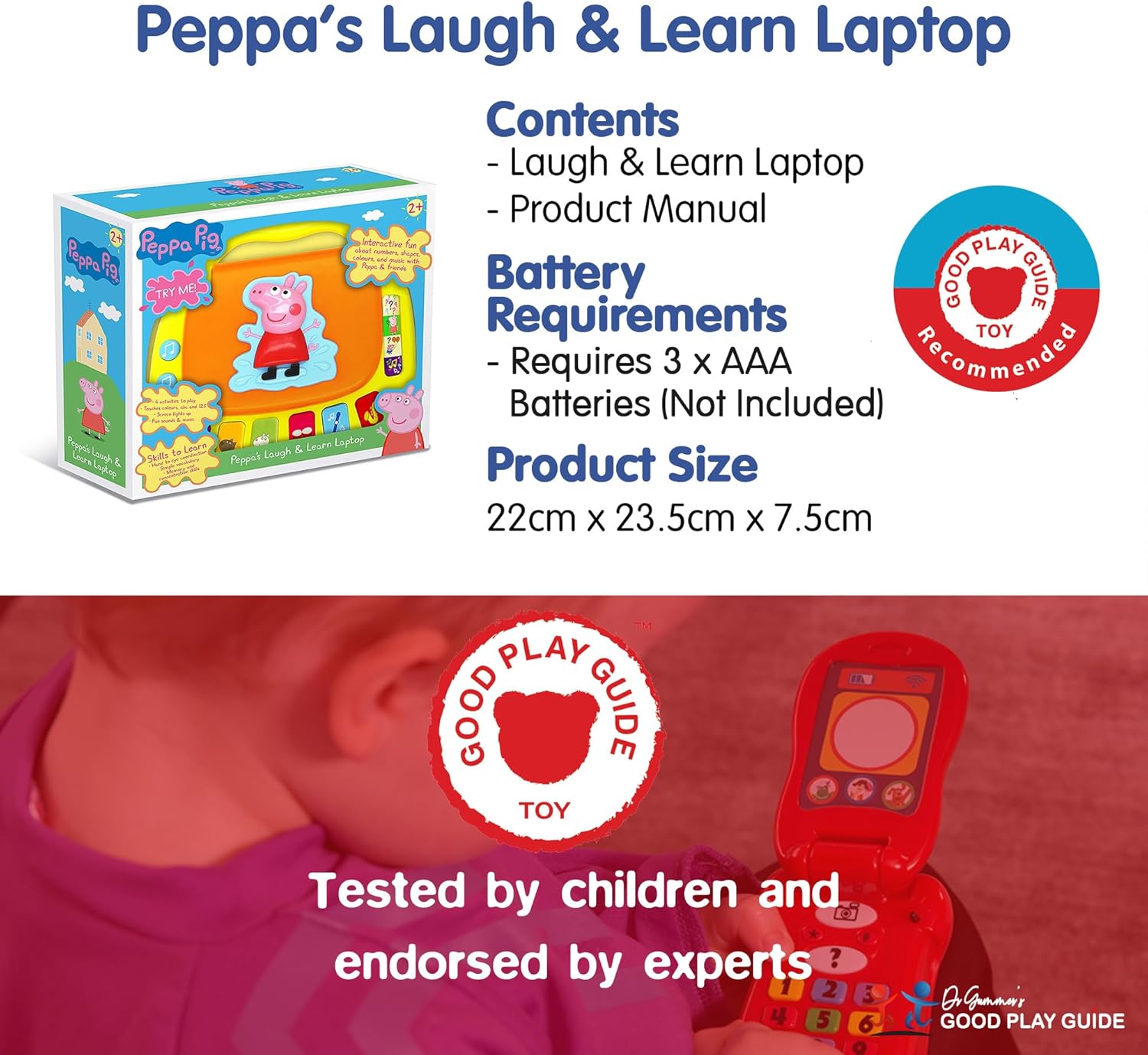 Peppa Pig Laugh & Learn Laptop
