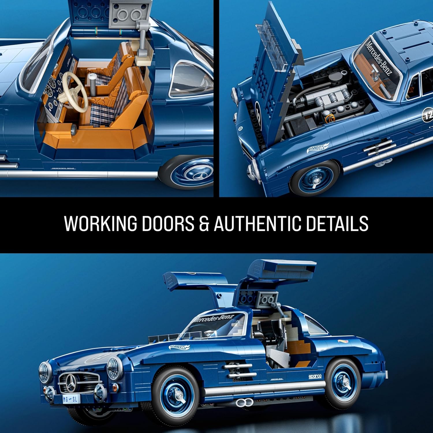 Hot Wheels Brick Shop Mercedes-Benz 300 SL