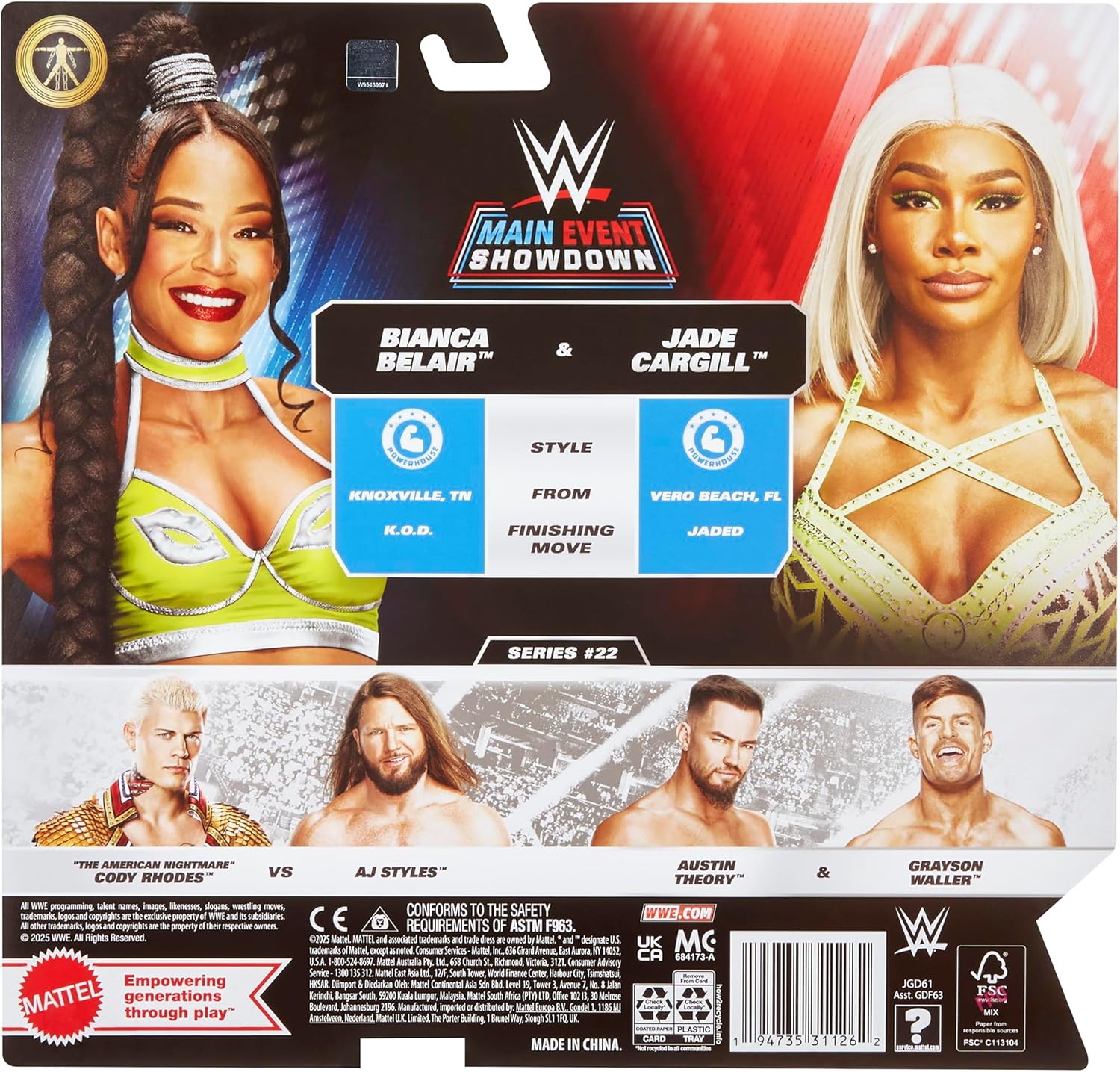 WWE Main Event Showdown Bianca Belair Vs Jade Cargill
