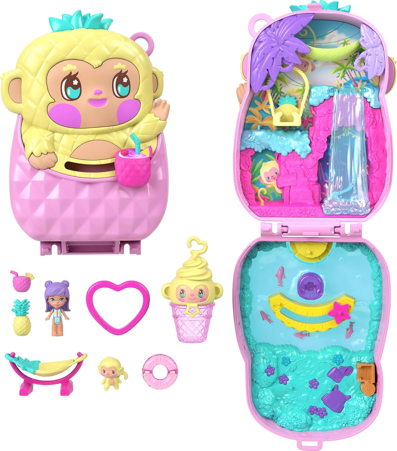 Polly Pocket Pineapple Monkey Compact