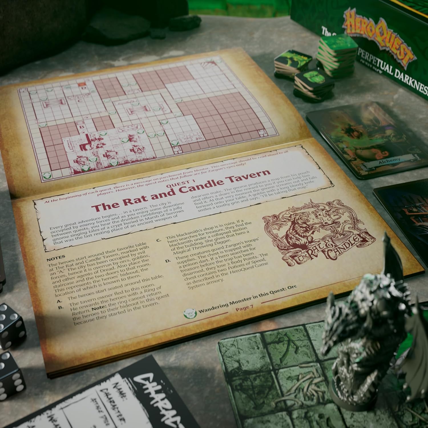 HeroQuest - The Crypt of Perpetual Darkness Quest Pack