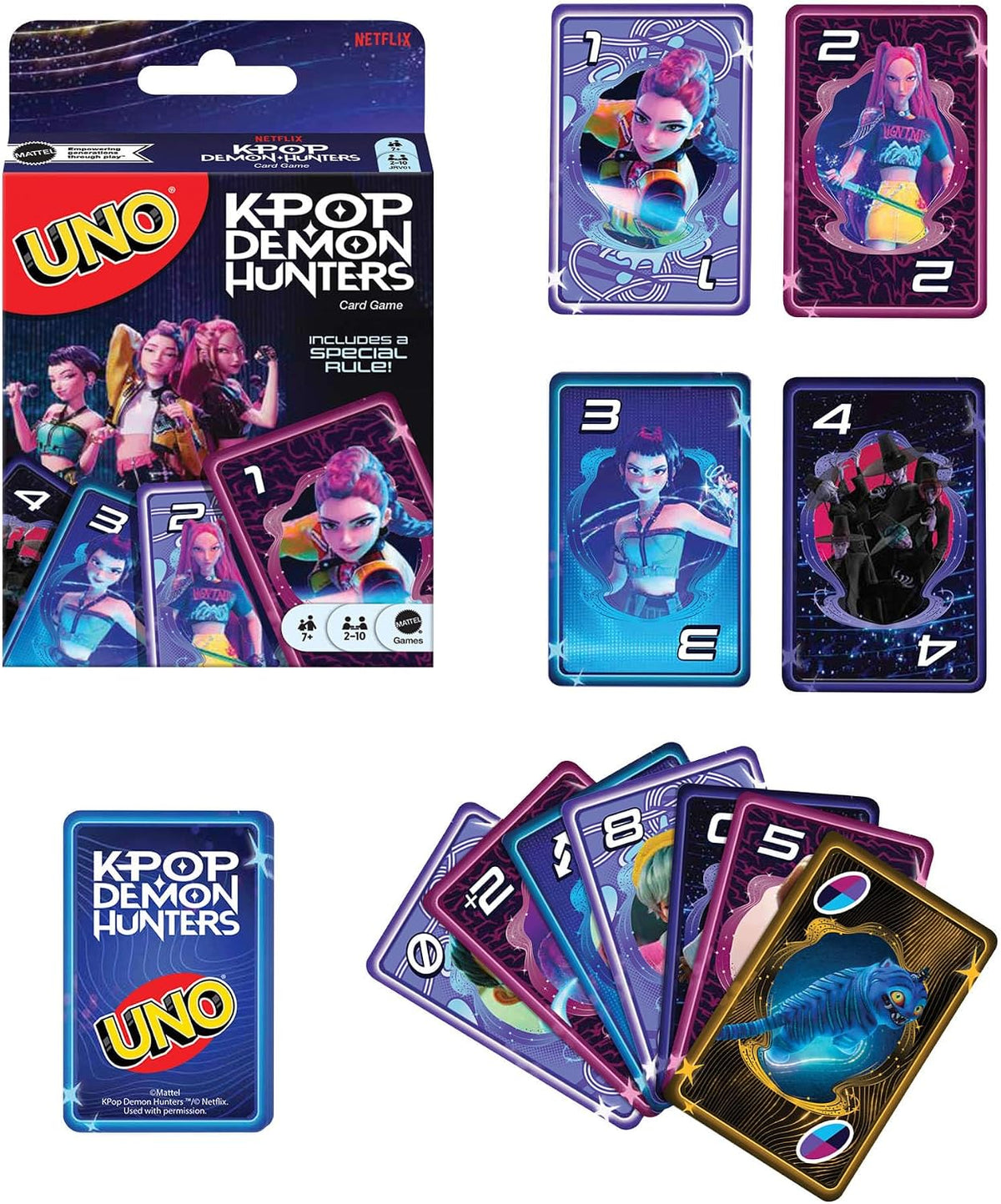 Uno K-Pop Demon Hunters Card Game