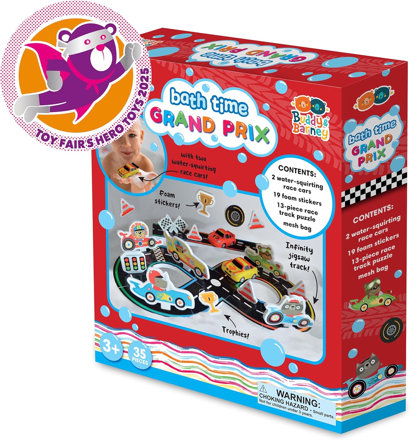 Bath Time Build & Play Grand Prix Racing Set