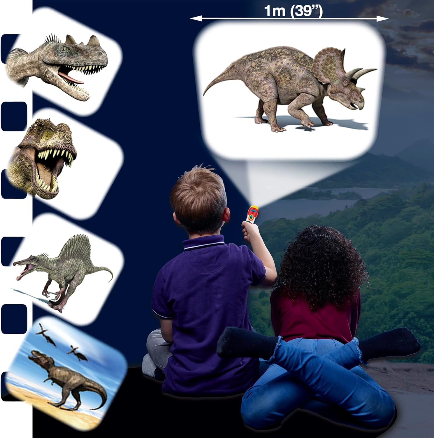 National History Dinosaur Torch & Projector