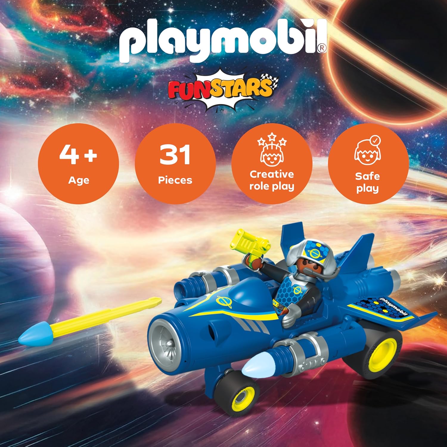 Playmobil Funstars Racing Space Jet