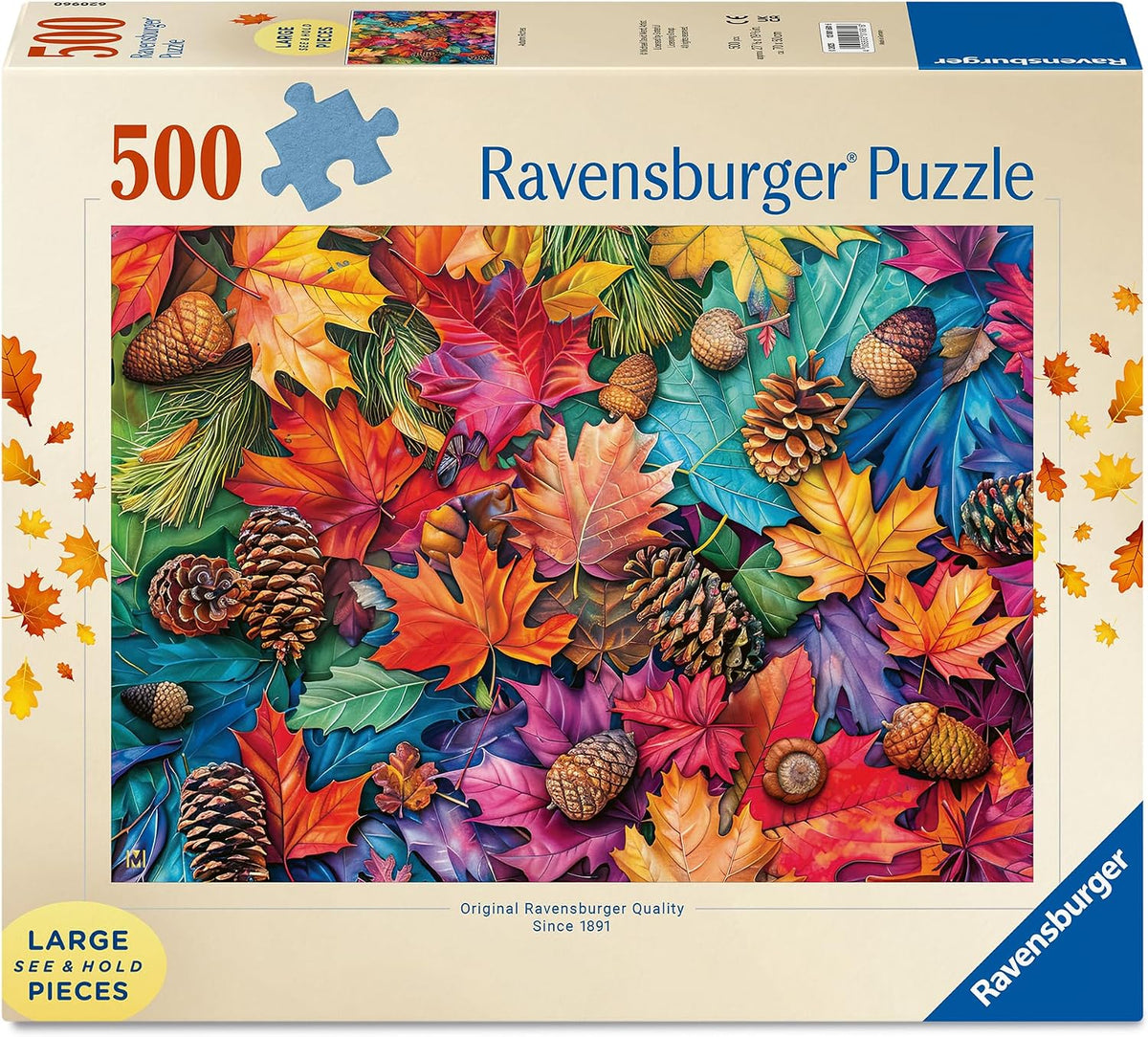 Autumn Riches 500 Piece Large Format Jigsaw Puzzle