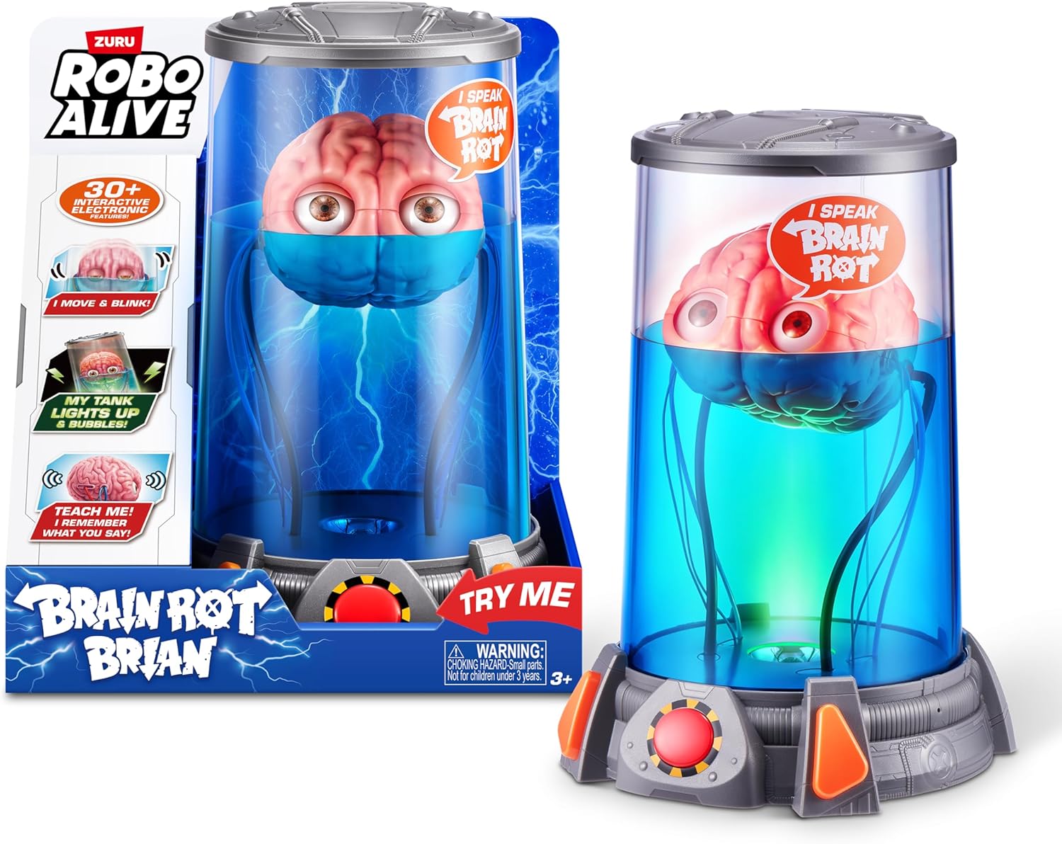 Robo Alive Brain Rot Brian Playset