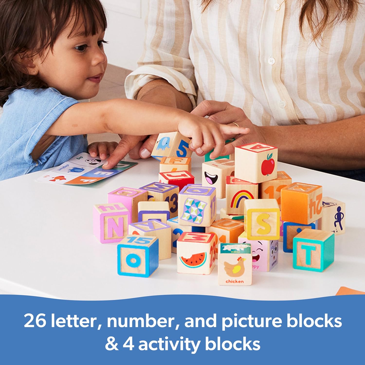 Ms. Rachel Sing Wooden Learning Blocks