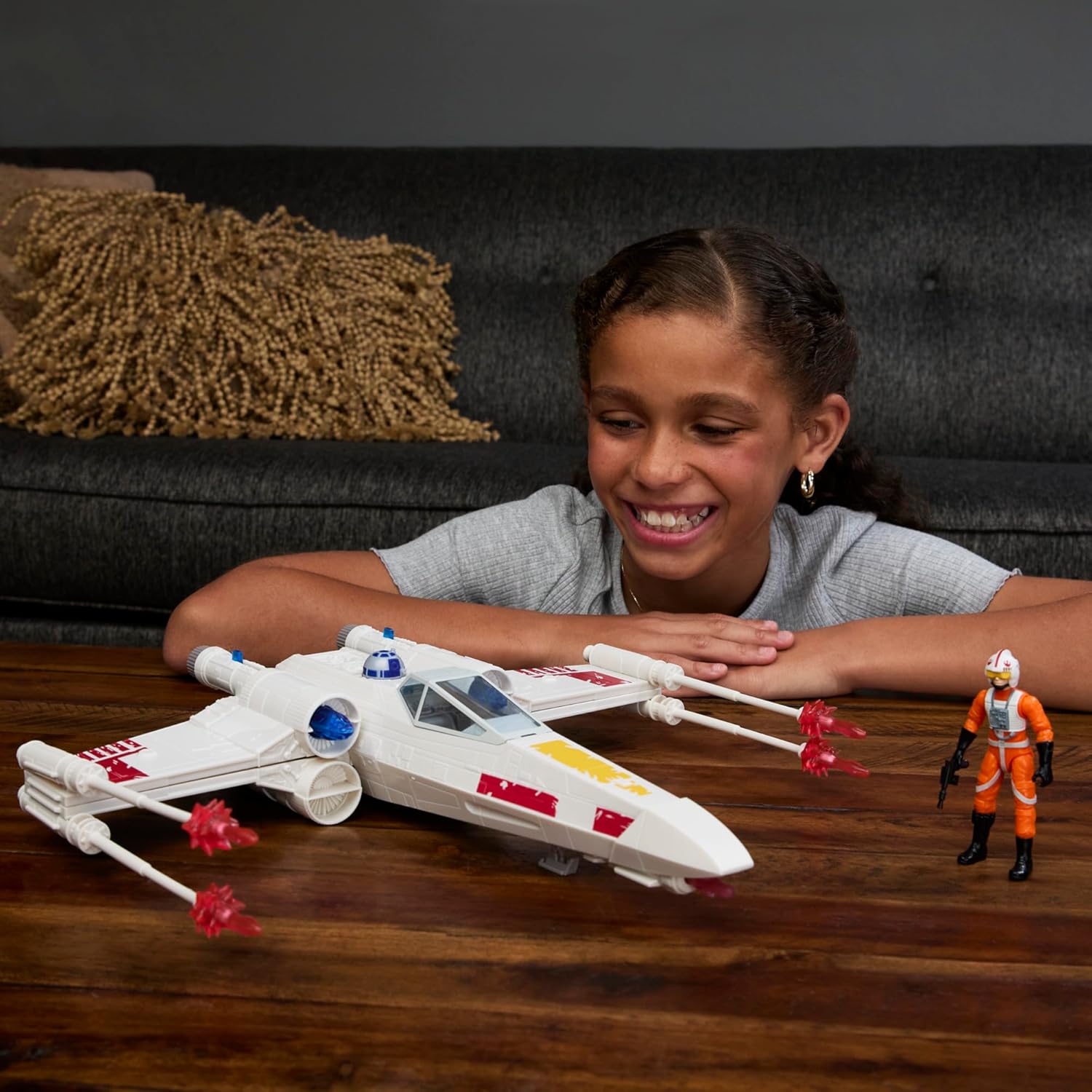 Star Wars Epic World of Action Luke Skywalker's Force Strike X-wing