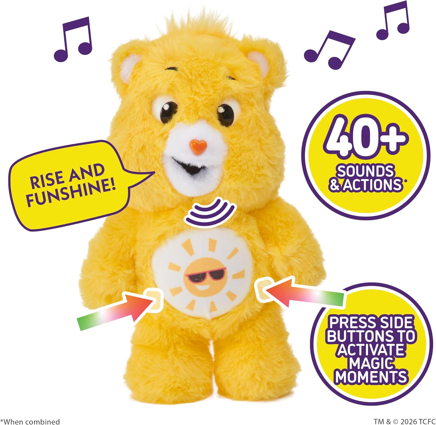Care Bears Funshine Bear Palm Puppetronic