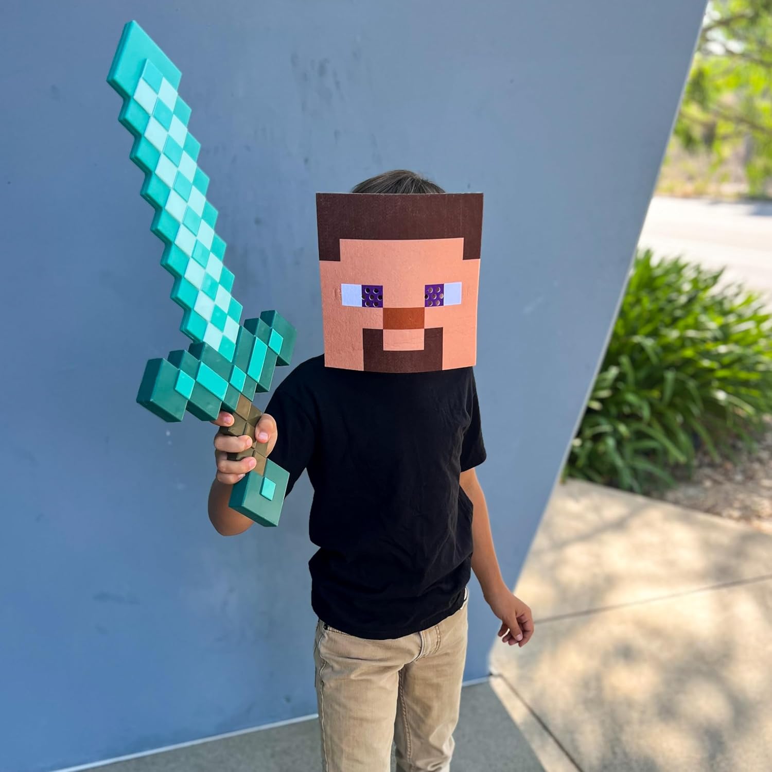Minecraft Diamond Sword & Mask Set