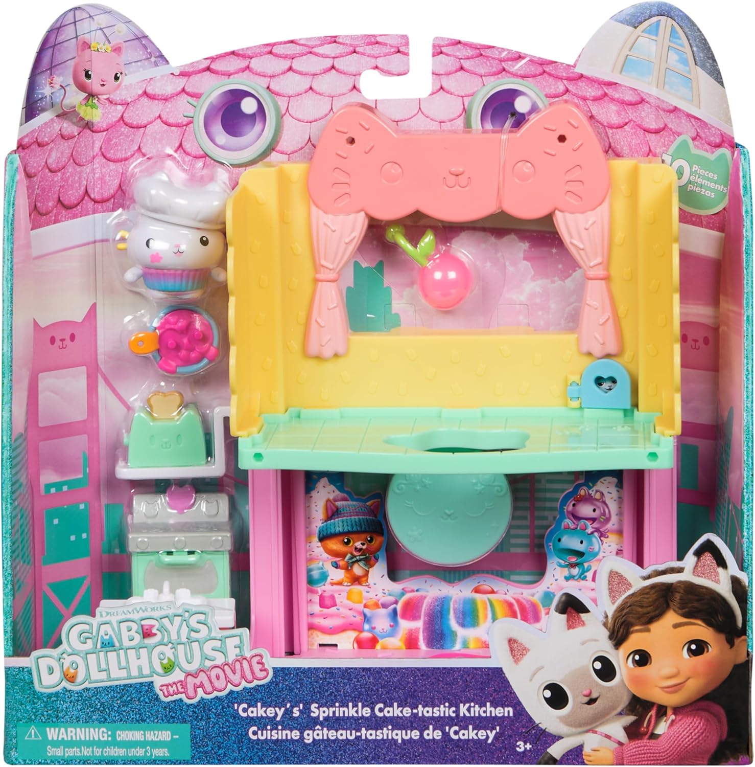 Gabby's Dollhouse: The Movie, Cakey's Sprinkle Cake-tastic Kitchen