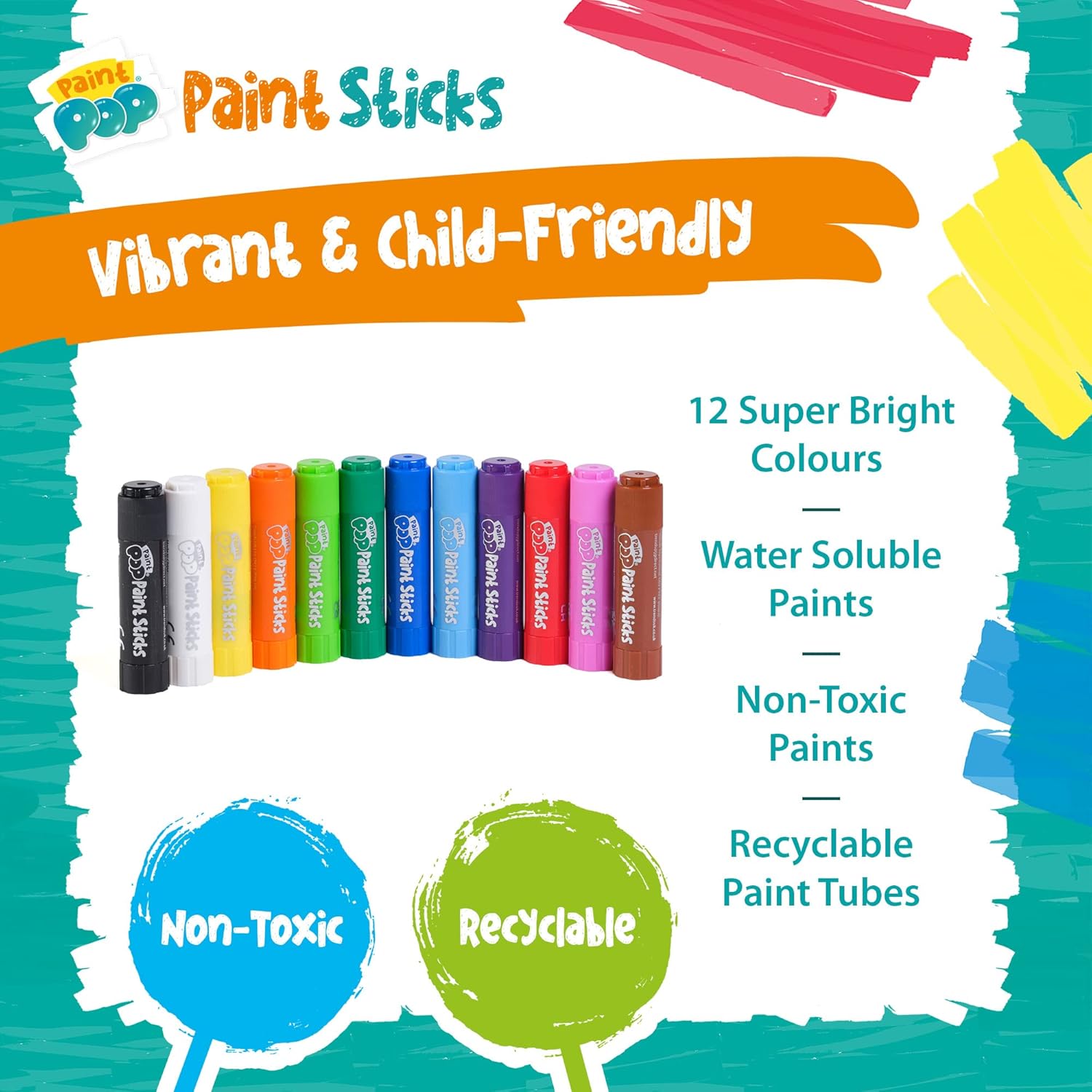 Paint Pop 12 Pack Classic Colours