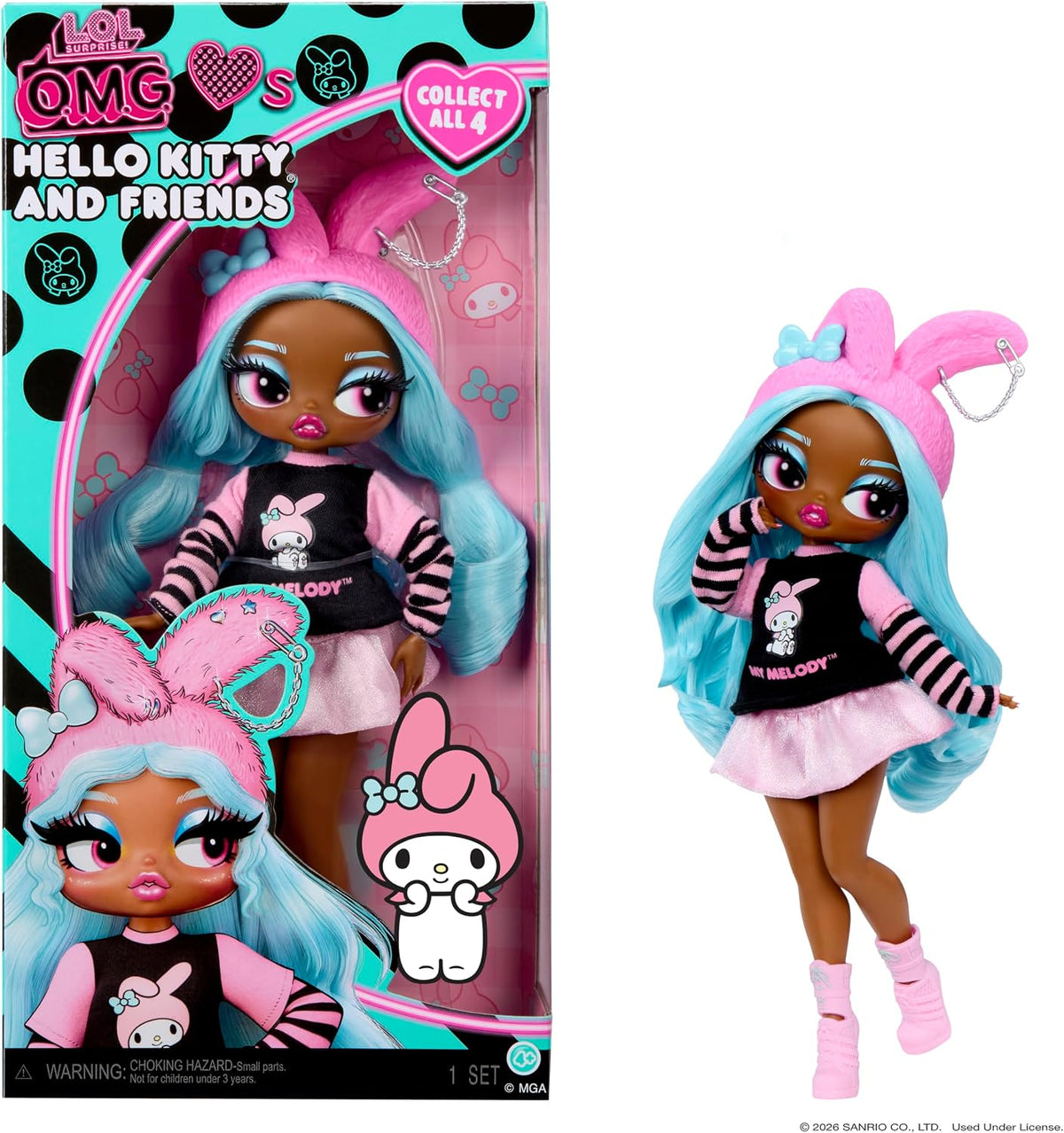 L.O.L. Surprise Hello Kitty My Melody Fashion Doll