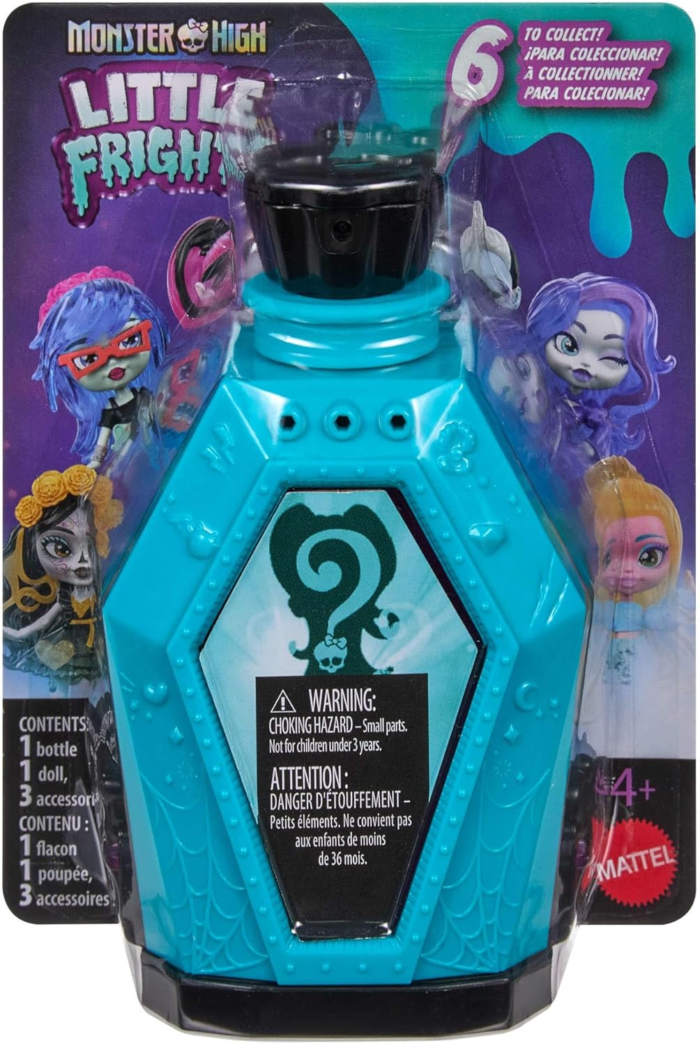 Monster High Little Frights Coffin with Water Reveal Mini Figures