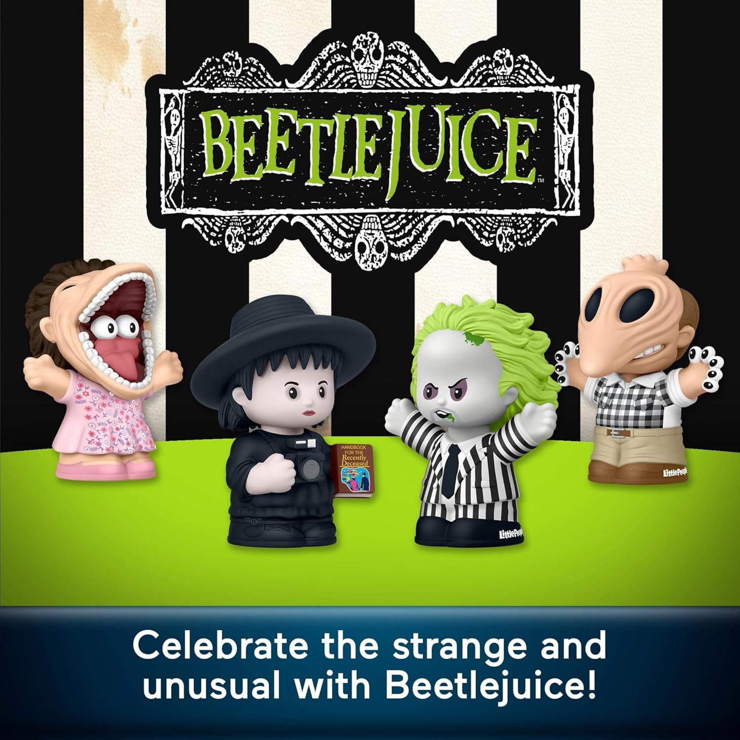 Fisher Price Little People Beetlejuice Figure Set