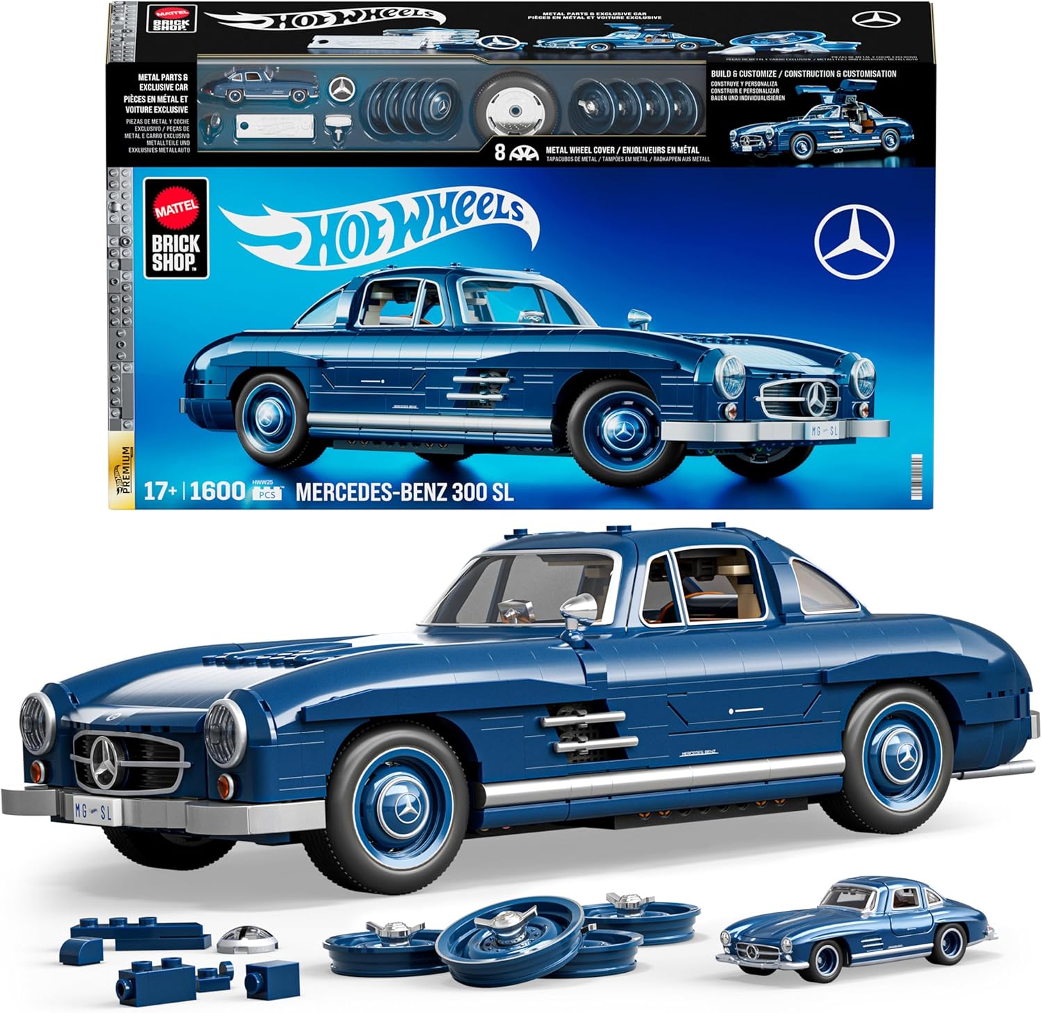 Hot Wheels Brick Shop Mercedes-Benz 300 SL