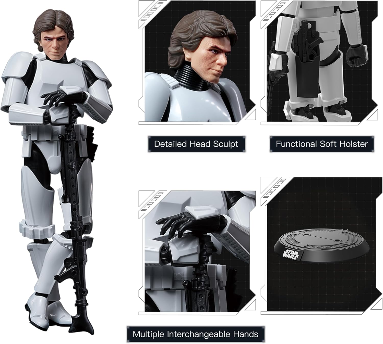Blokees Star Wars: A New Hope - CC03 Hans Solo Stormtrooper Disguise Version