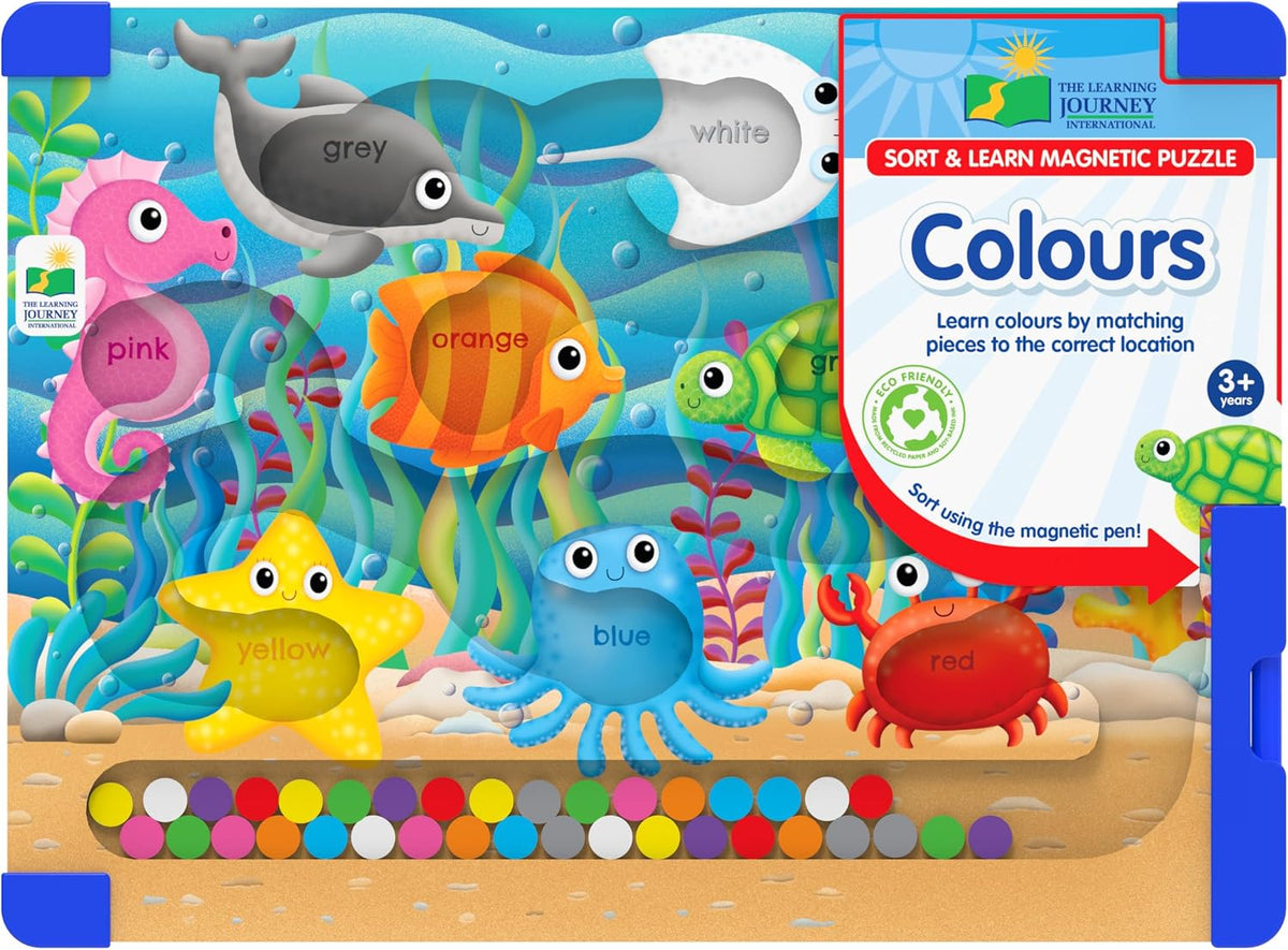 Sort & Learn Magnetic Puzzles - Colours Sea