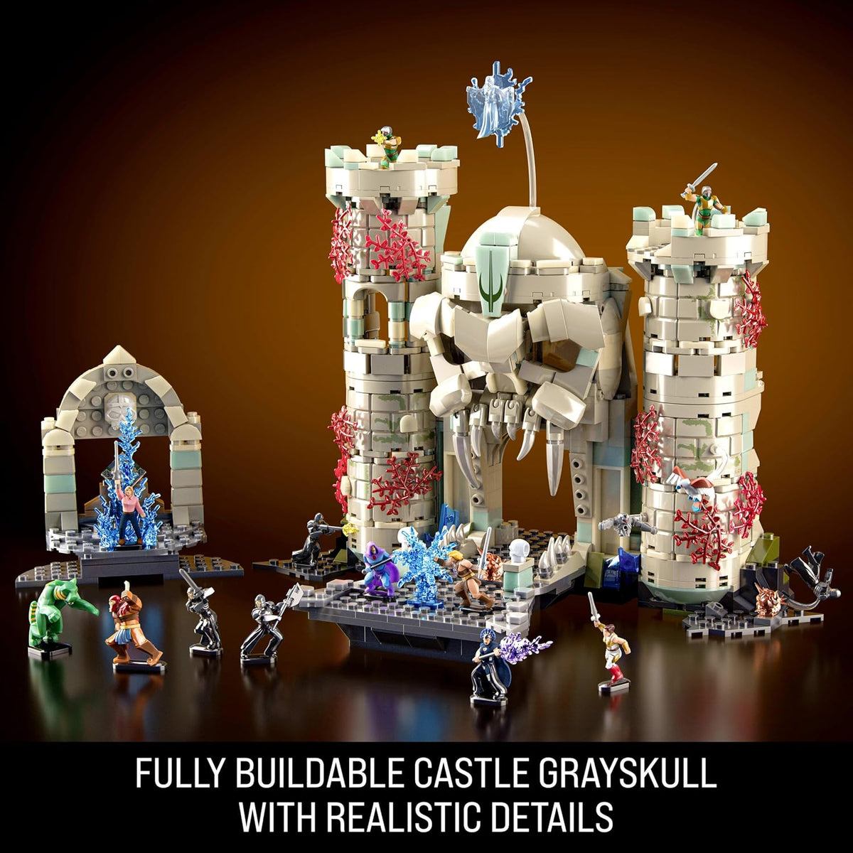 Mattel Brick Shop Masters of The Universe Battle of Castle Grayskull Playset