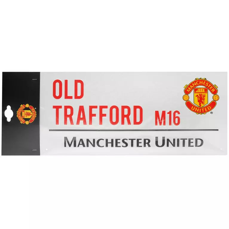 Manchester United Street Sign