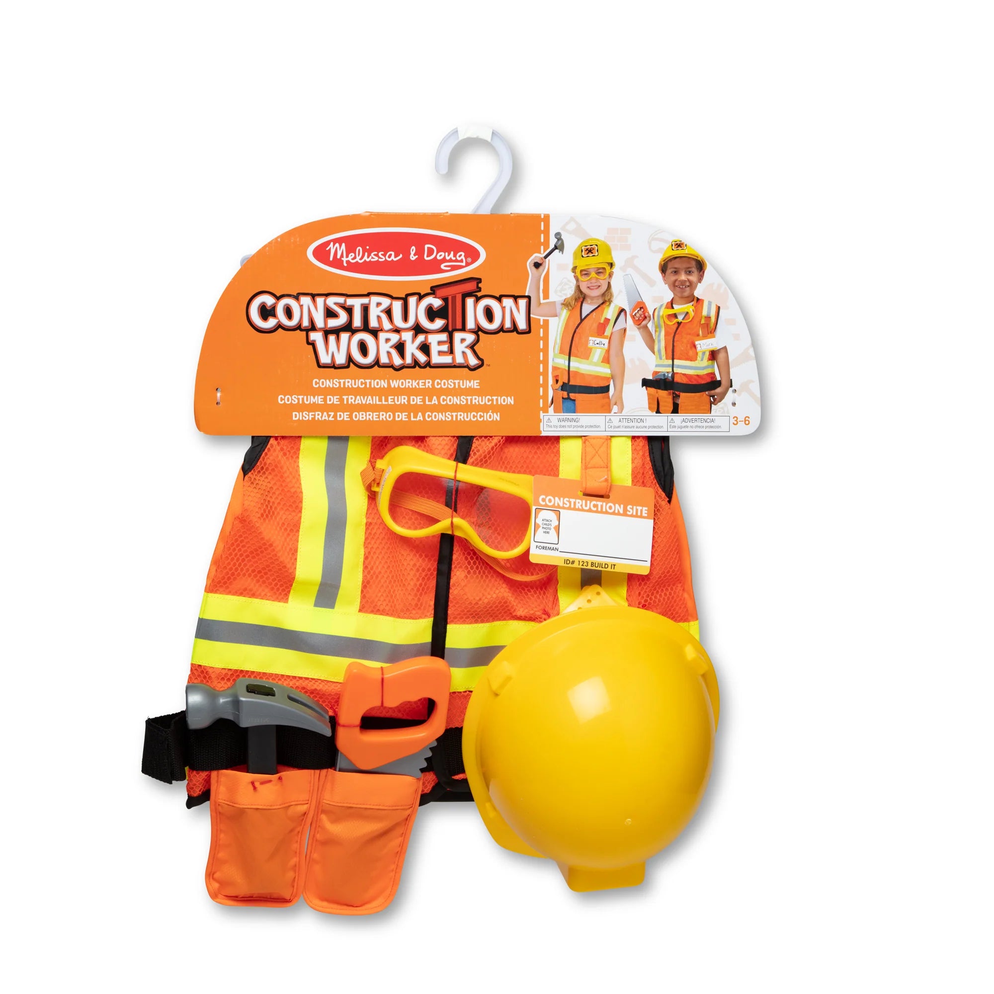 Melissa & Doug Construction Worke Roleplay Costume