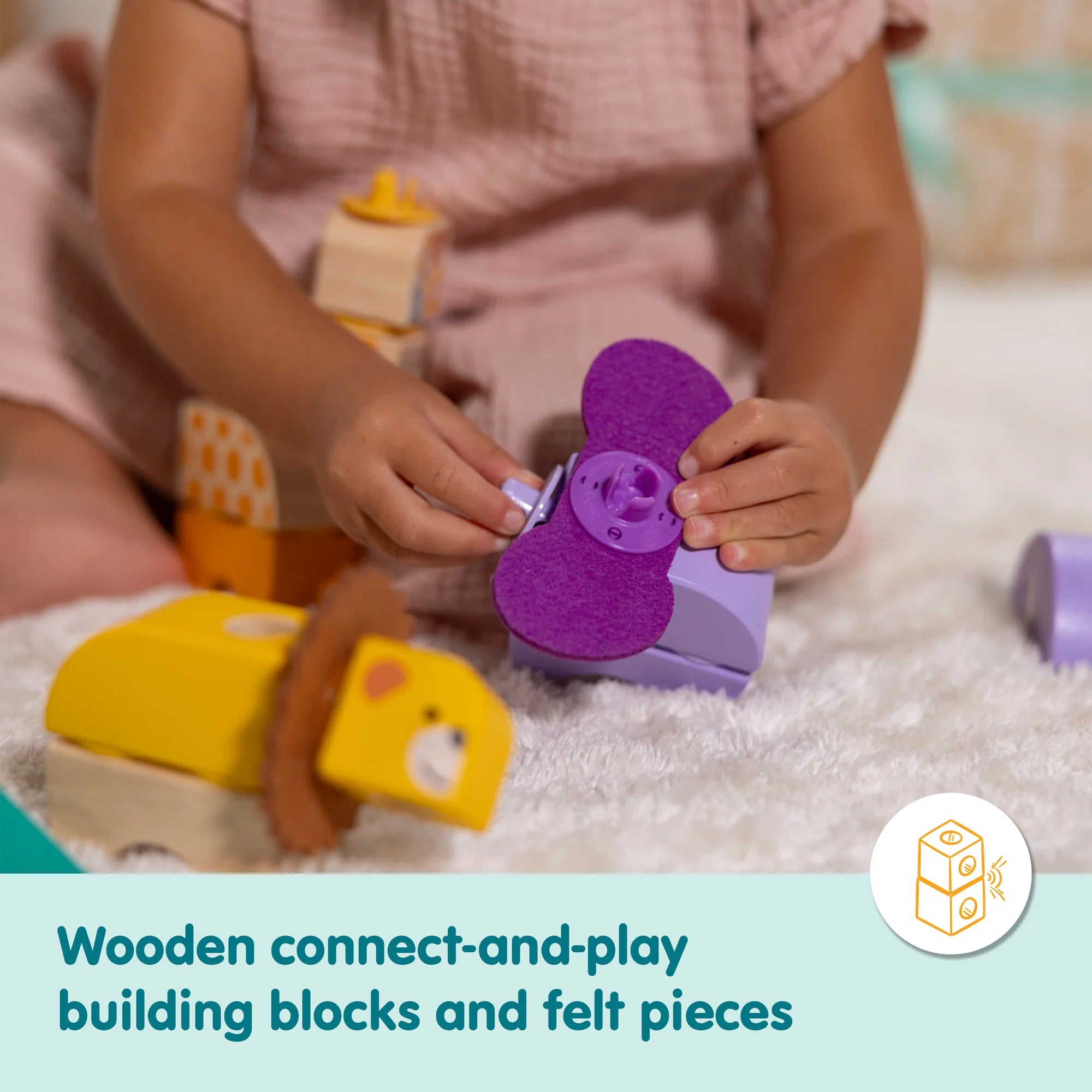 Melissa & Doug Blockables Safari Building Blocks