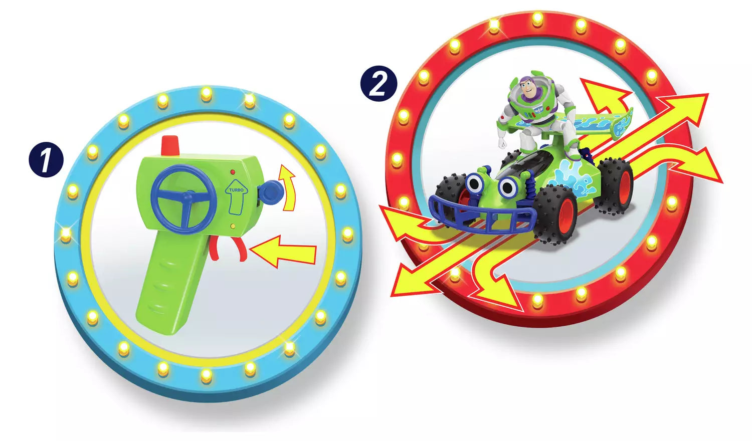 Toy Story Radio Controlled Buggy Buzz Lightyear