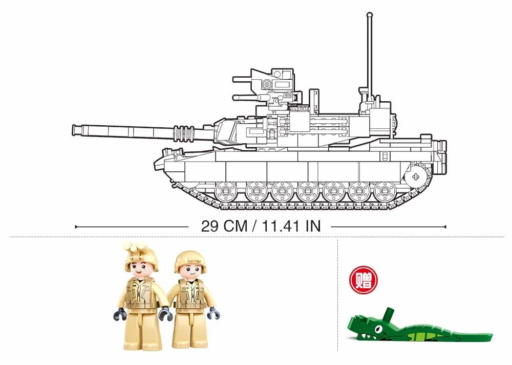 Sluban M1A2 Sep V2 Abrams Main Battle Tank