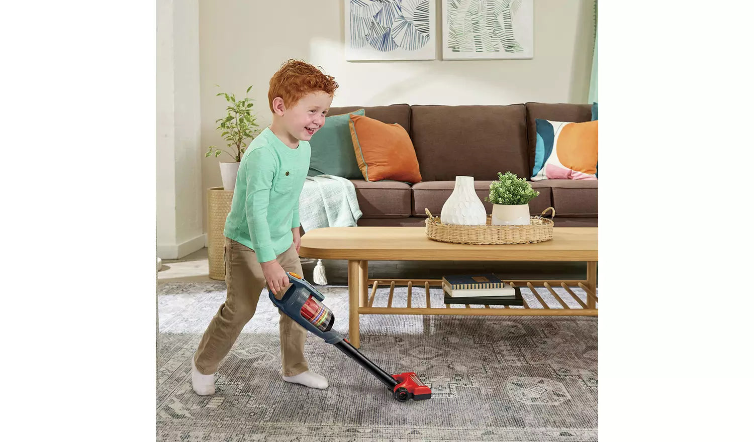 VTech 3 in 1 Tidy Up Vacuum Red