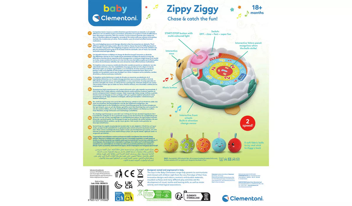 Clementoni Zippy Ziggy Catch The Hedgehog