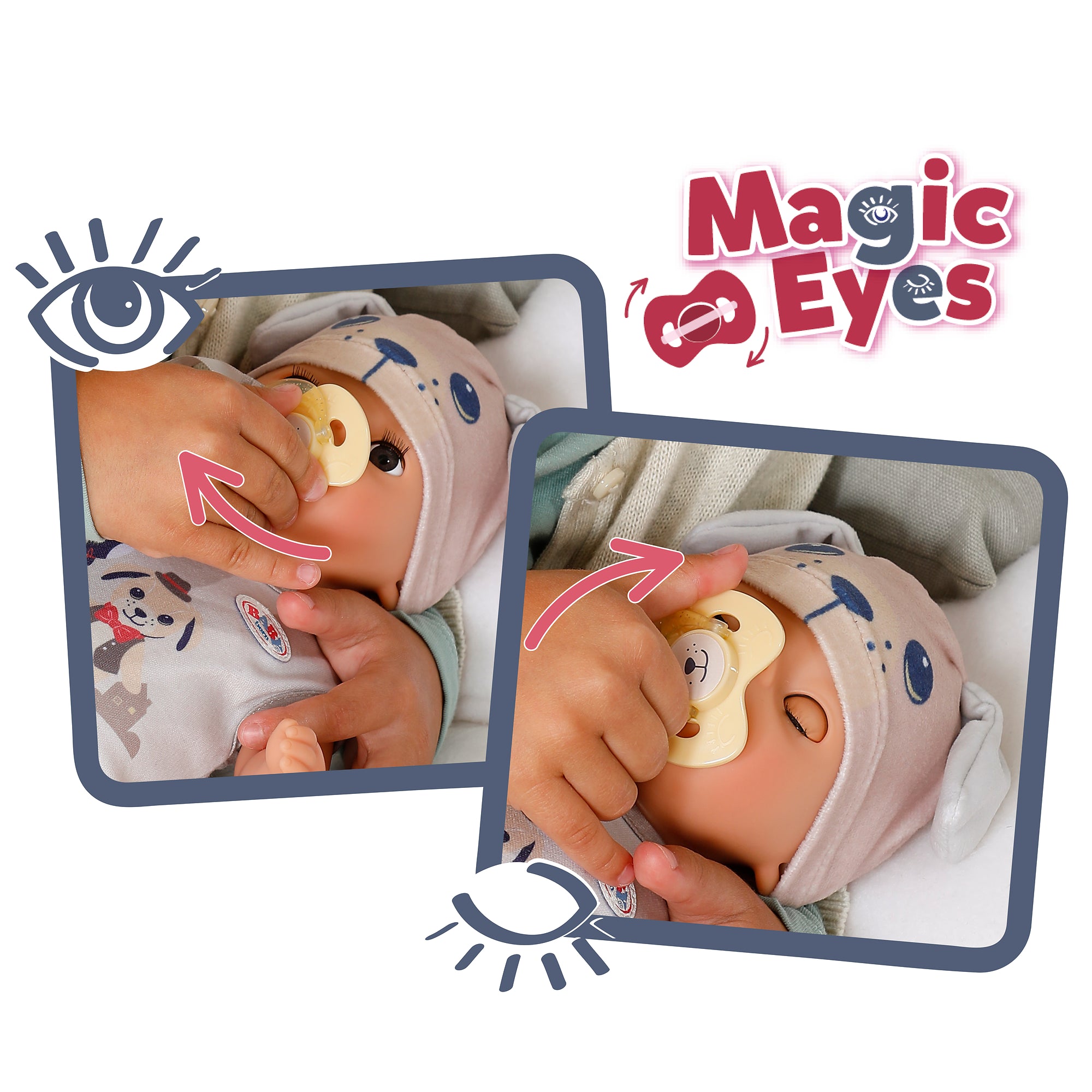 BABY born Lucas Drink & Wet 36cm Doll