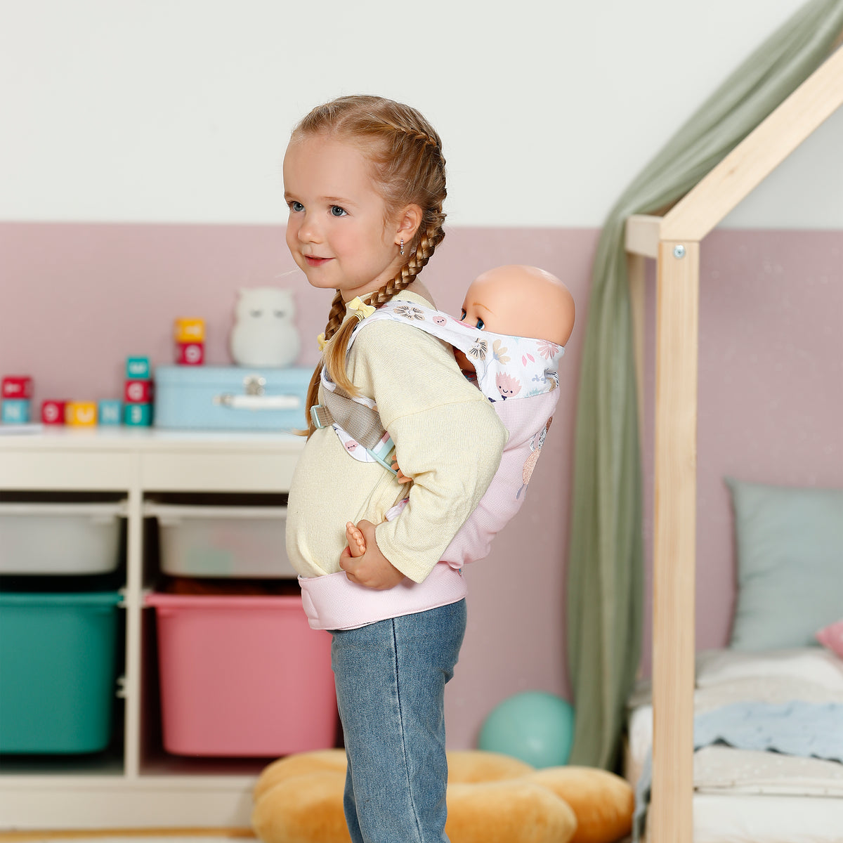 BABY born Baby Carrier - Flower