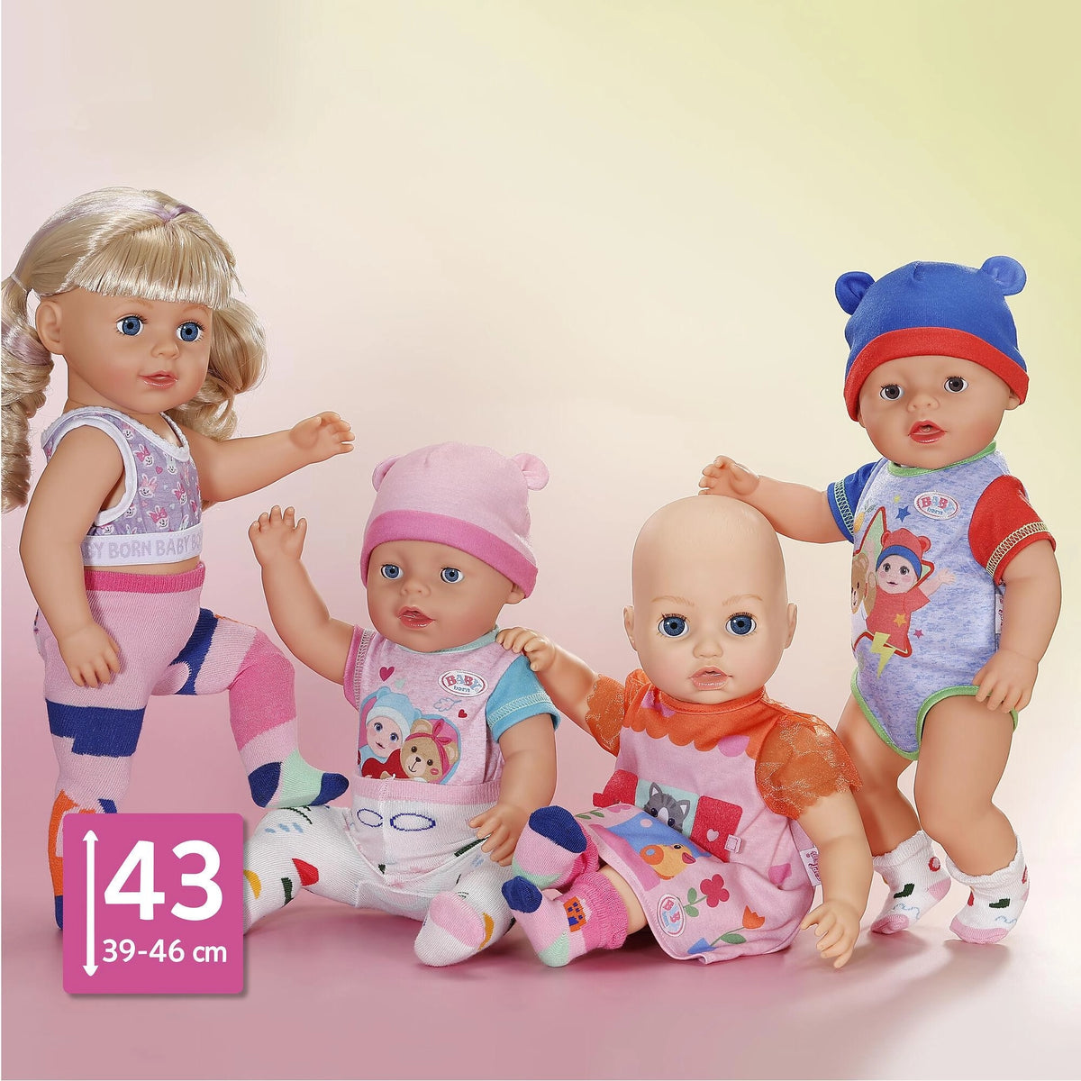 BABY born Tights & Socks 2 Assorted