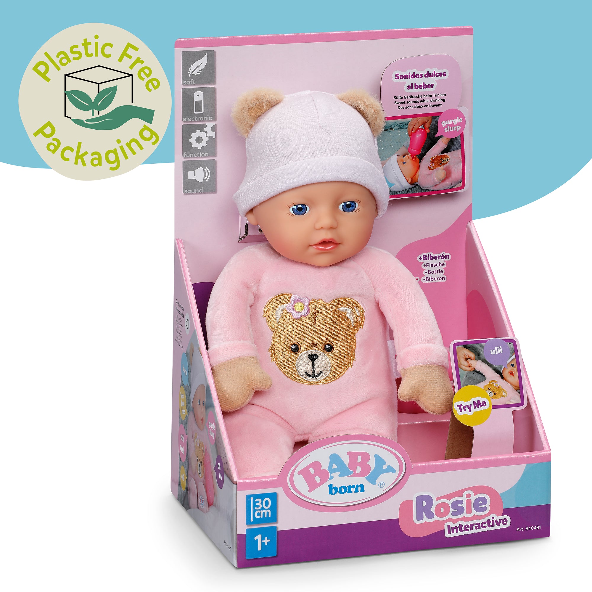 BABY born Interactive Rosie 30cm Doll