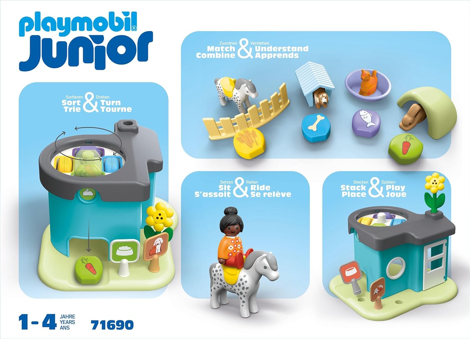 Playmobil Junior: Animal Home with Treat Dispenser