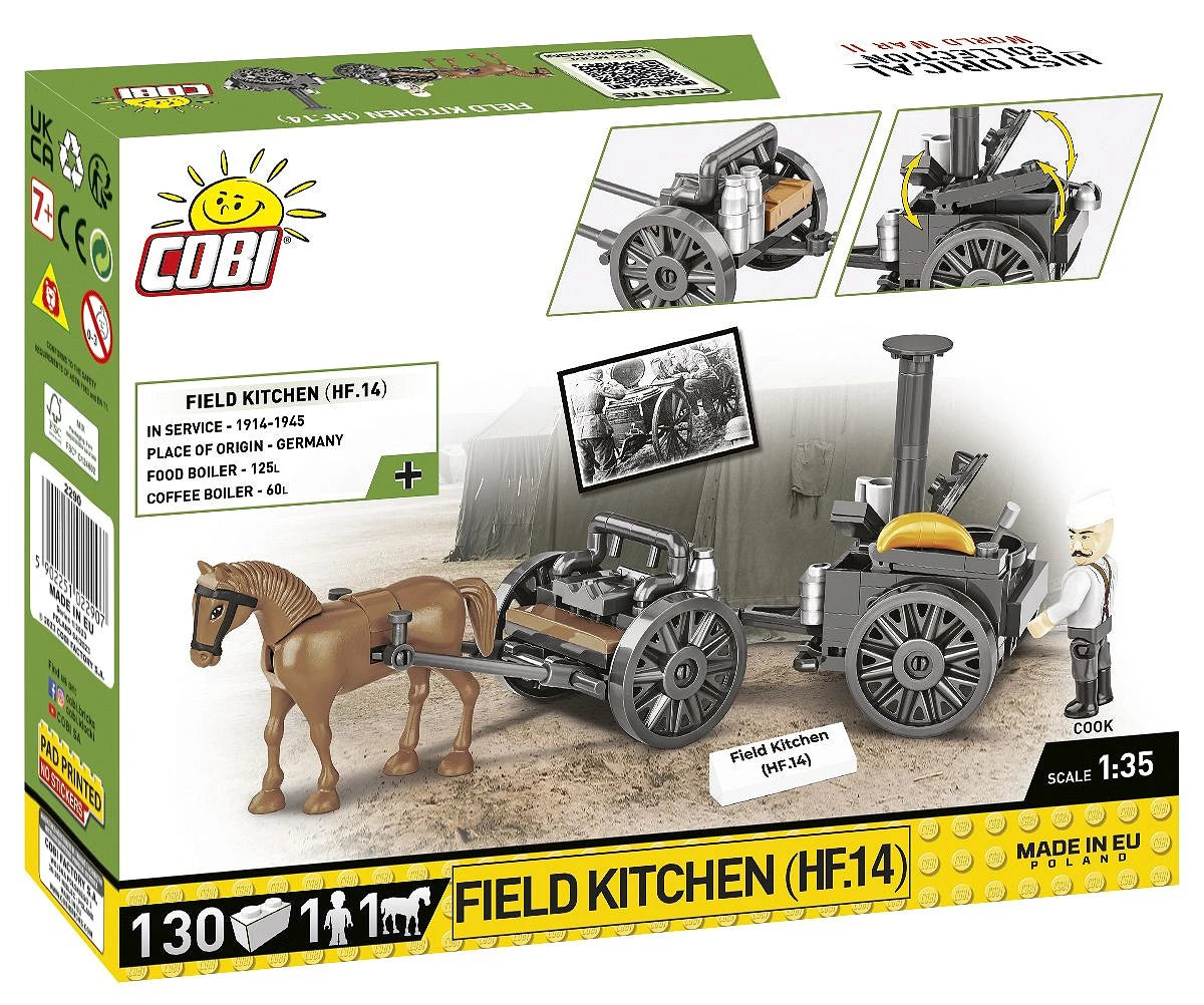 Cobi 2290 German WW2 Field Kitchen 1:35 Scale Set