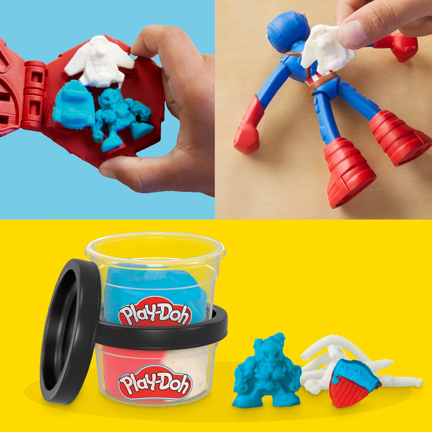 Play-Doh Marvel Captain America Stamping Shield