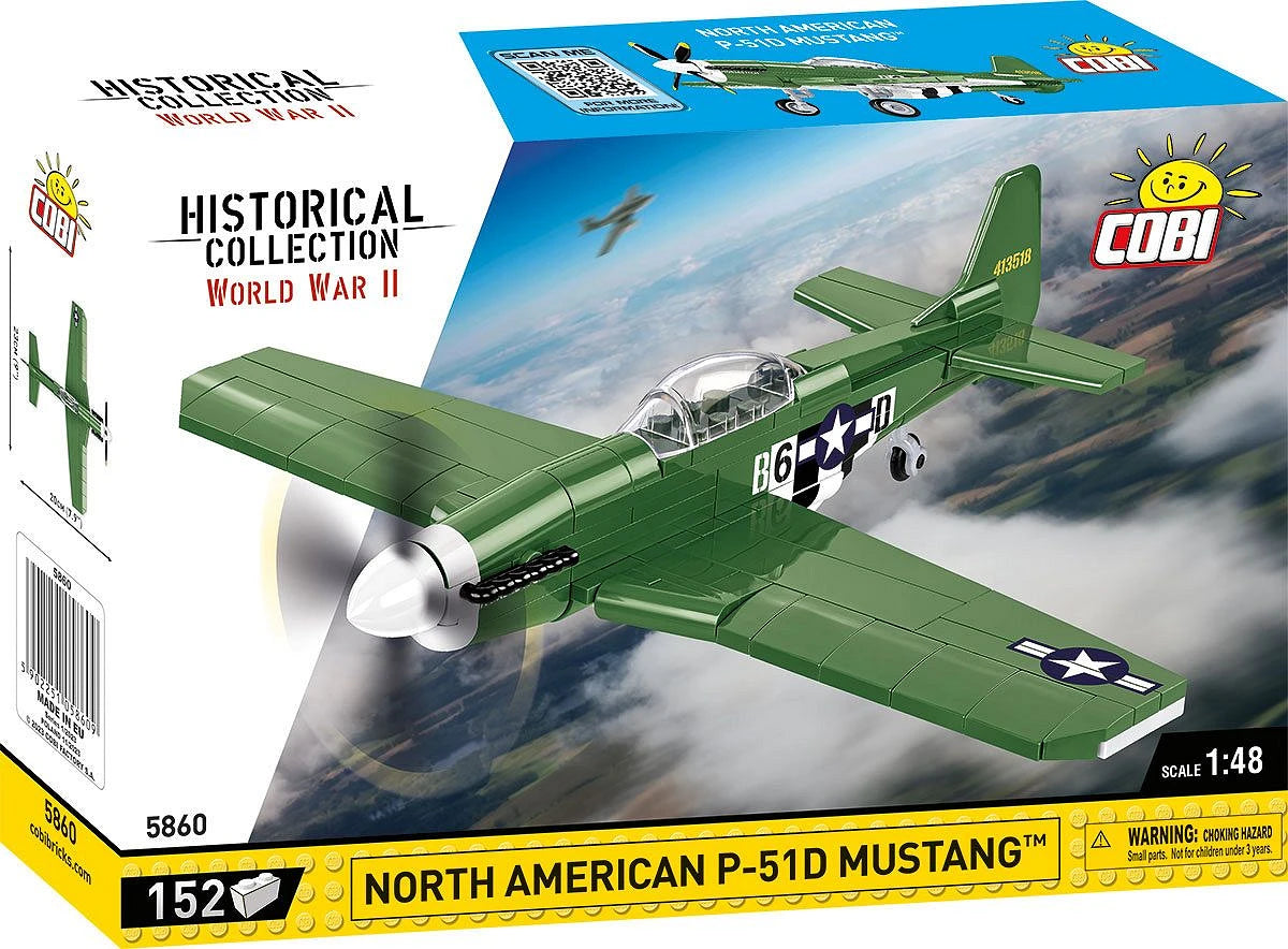 Cobi 5860 North American P-51D Mustang 1:48 Set