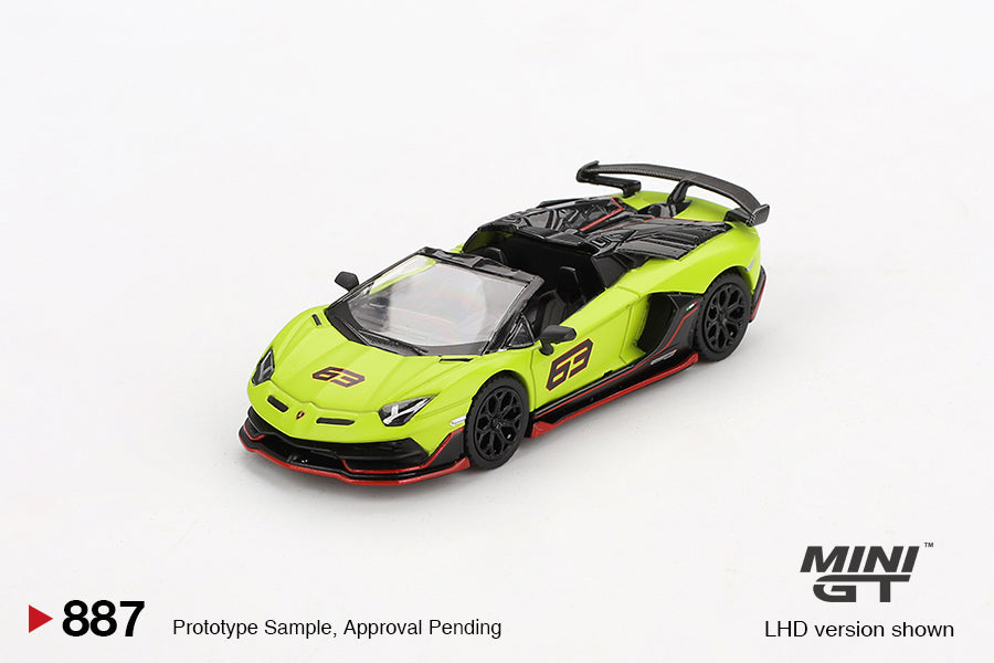 Mini GT Lamborghini Aventador SVJ 63 1:64 Scale