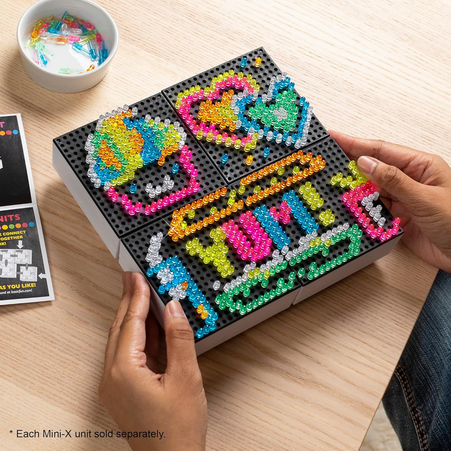 Lite Brite Mini-X Connect Peg Game
