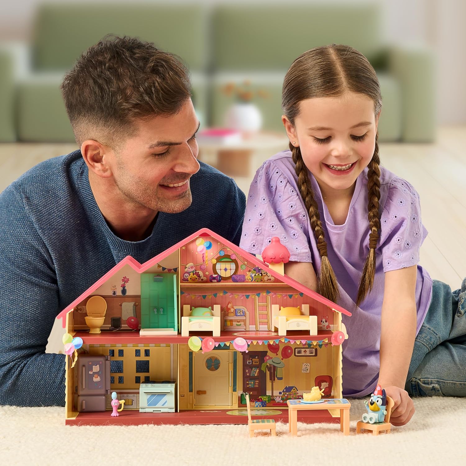 Bluey Birthday Celebration Home Playset