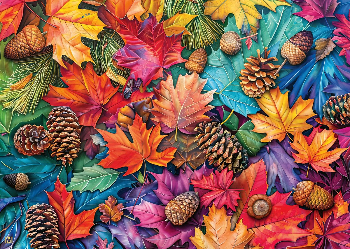 Autumn Riches 500 Piece Large Format Jigsaw Puzzle
