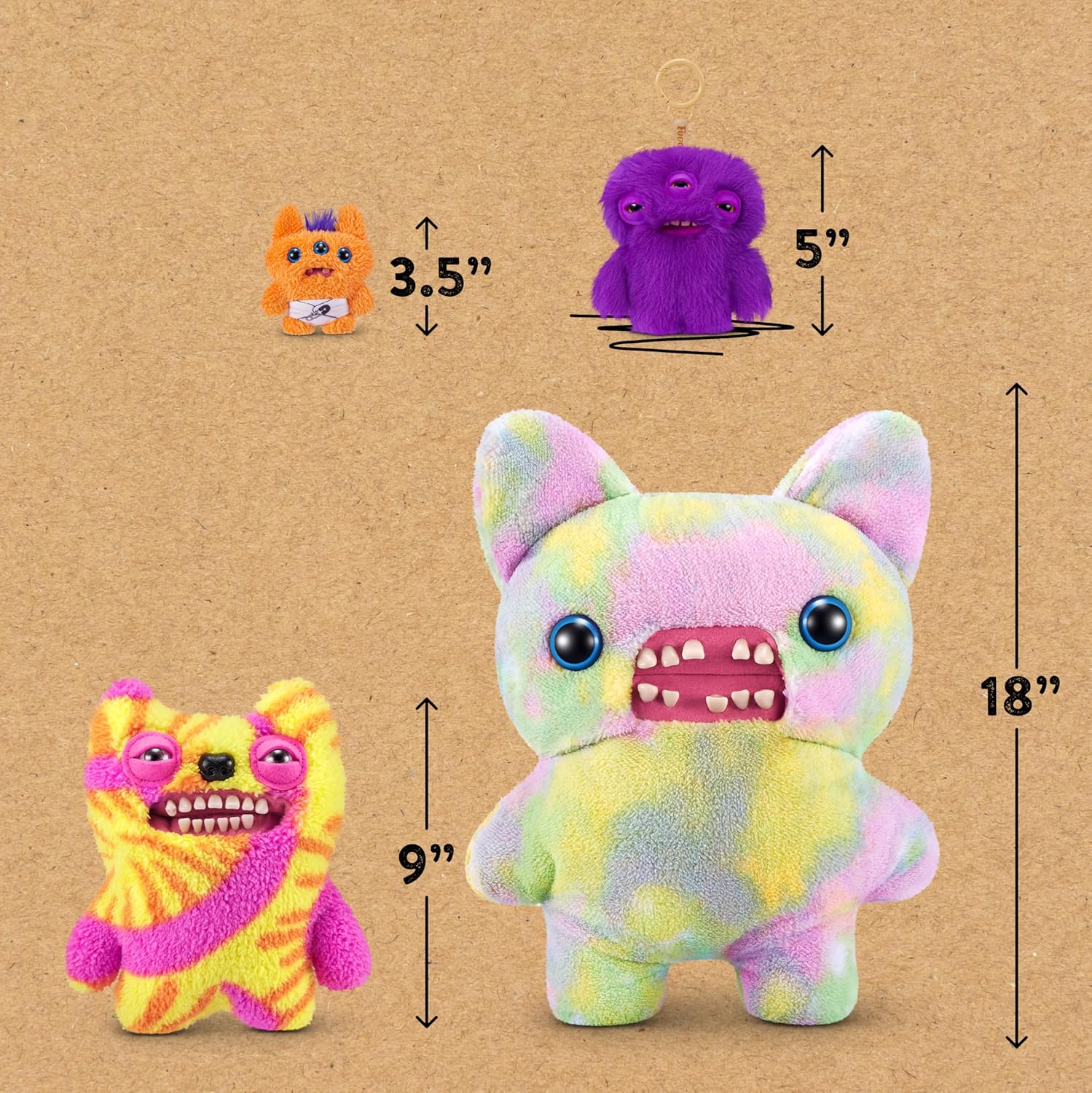 Fugglers 5" Key Ring Series 6