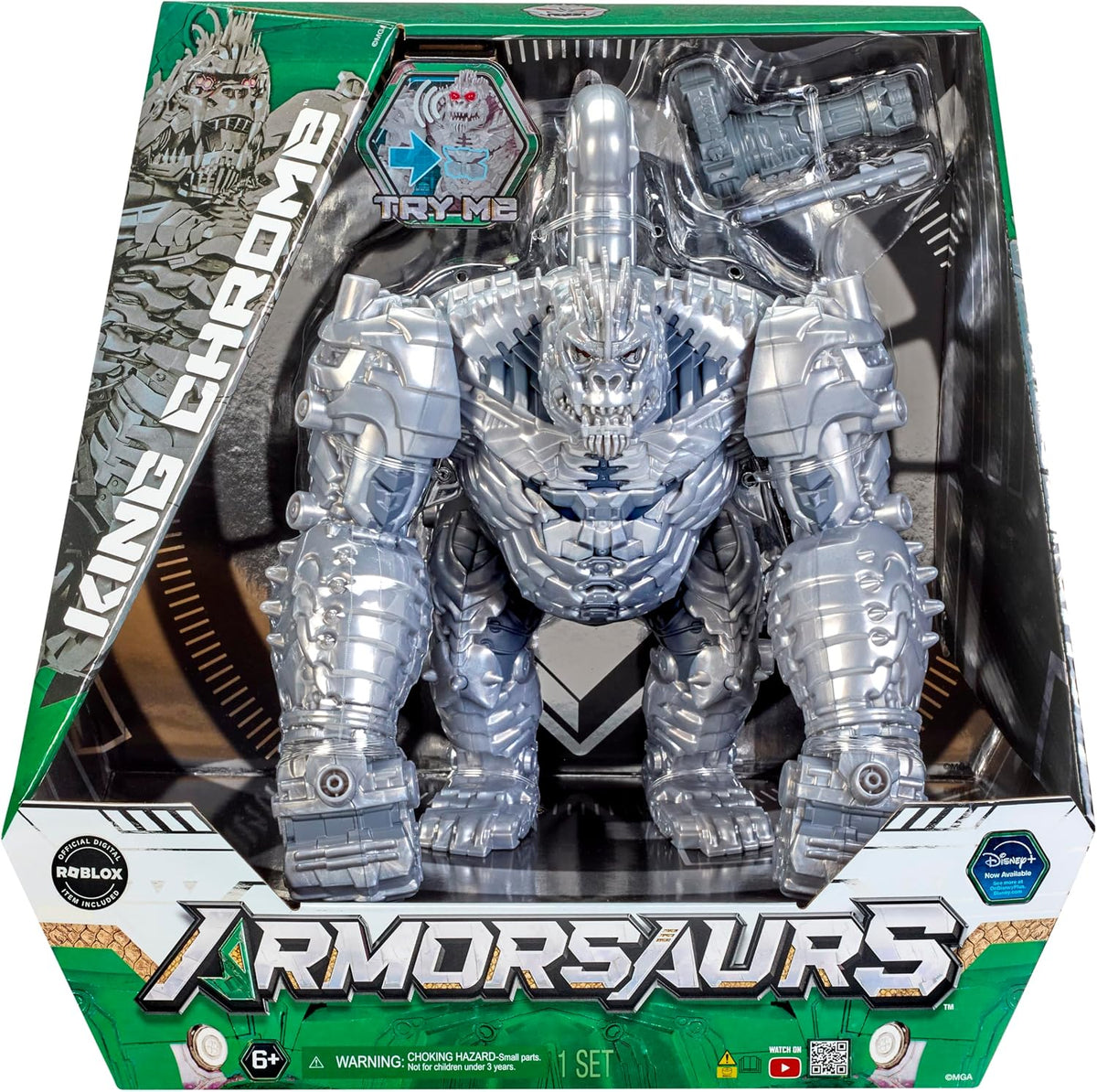 Armorsaurs King Chrome Armour-Up Dinosaur