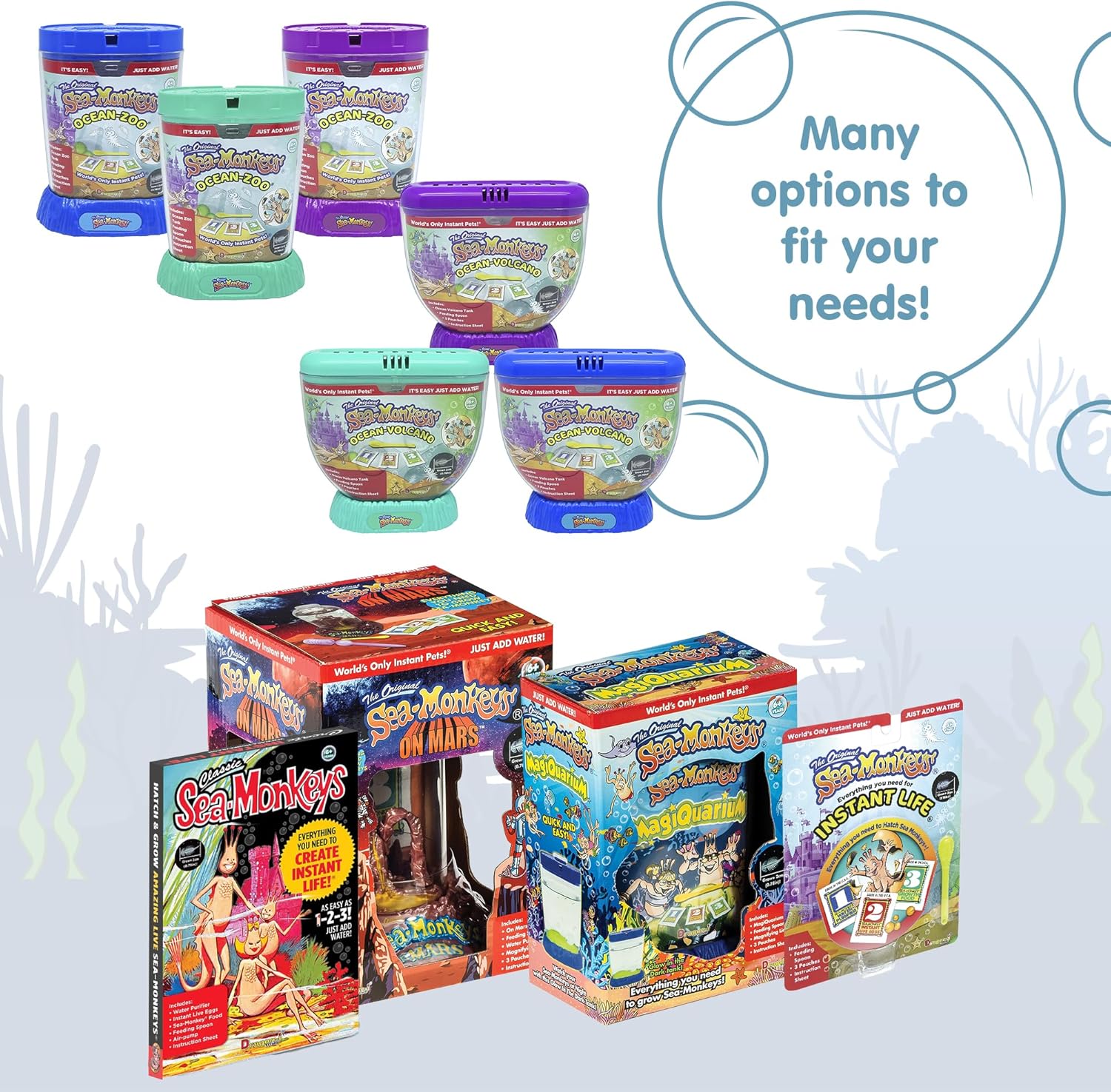 Sea Monkeys Ocean Volcano Playset